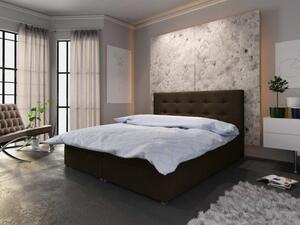 Moderní postel s úložným prostorem STIG I 140x200, hnědá