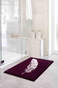 GRUND Koupelnová předložka PIUME rubínová Rozměr: 50x60 cm