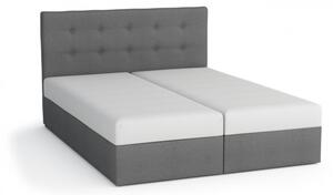 Boxspringová postel 160x200 SISI, šedá