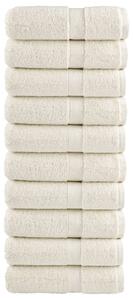 Prémiové mycí ručníky SOLUND 10 ks krémové 30x30 cm 600 g/m² 137469