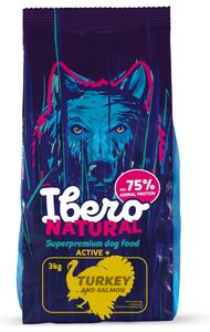 Natural Krmivo pro psy Dog Active plus, Turkey & Salmon, 3 kg IBERO 1004907