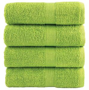 Prémiové mycí utěrky SOLUND 4 ks jablečně zelené 30x30 cm 600 g/m² 137492