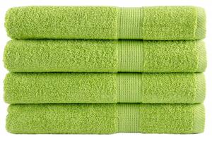 Premium ručníky SOLUND 4 jablkově zelené 100x200cm 600g/m² 137510