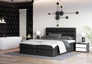Designová postel WALLY 160x200, černá