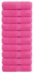 Prémiové mycí utěrky SOLUND 10 ks růžové 30x30 cm 600 g/m² 137517