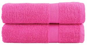 Premium ručníky SOLUND 2 ks růžové 50 x 100 cm 600 g/m² 137521