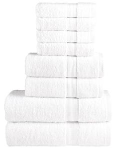 8dílná sada ručníků Premium SOLUND bílá 600 g/m² 137536