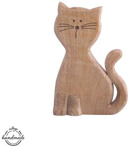 Kočka Micka 30,5 cm, mangové dřevo ORION 351858