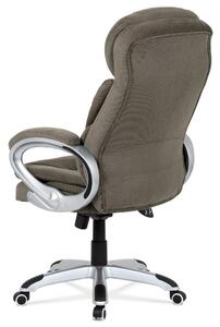 Kancelářská židle, houpací mech., šedá látka, plast. kříž KA-G198 GREY2