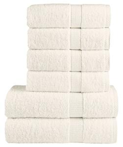 6dílná sada ručníků Premium SOLUND krémová 600 g/m² 137567