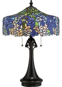 Tiffany stolní lampa COBALT