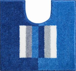 GRUND Koupelnová předložka CAPRICIO modrá Rozměr: 55x60 cm s výřezem pro WC
