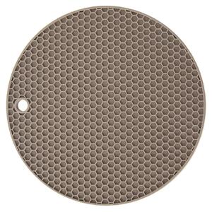 Silikonová podložka pod hrnec Ø 17,8 cm, kávově hnědá ORION 121576