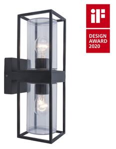5288804012 LUTEC FLAIR venkovní nástěnné svítidlo E27 2x40W tmavě šedá IP44