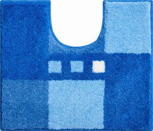 GRUND Koupelnová předložka MERKUR modrá Rozměr: 50x60 cm s výřezem pro WC