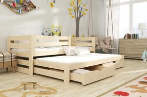 Dětská postel se šuplíky 90x200 FILIPA - borovice