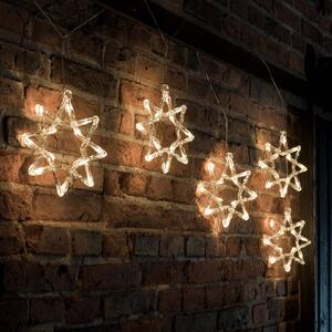 LED světelný řetěz osmicípé hvězdy