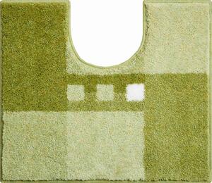 GRUND Koupelnová předložka MERKUR zelená Rozměr: 50x60 cm s výřezem pro WC