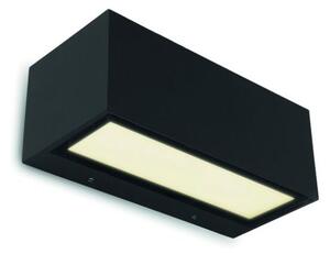 LUTEC 5189112012 GEMINI exteriérové ​​nástěnné svítidlo LED 21W 1230lm 3000K IP54 matná černá