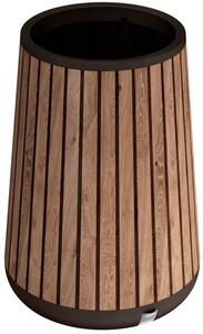 Deco Conic Tall Květináč 72,5 x 51 cm, hnědý KETER 261036