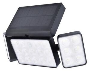 LUTEC CONNECTED 6935502330 TUDA venkovní solární nástěnné svítidlo 13W 1500lm 2700-6500K IP44 černá se senzorem