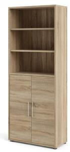 Skříň Modulo 89 x 40 x 221,5 cm, dveře dřevo, dub sonoma