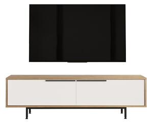 TV stolek/skříňka Onisko 1 (dub + bílá). Akce -14%