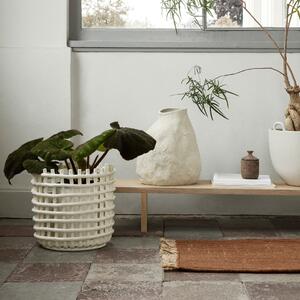 FERM LIVING Košík Ceramic Small, Off-White 12