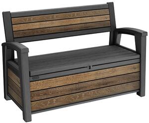 Deco garden Zahradní lavice 227 l, walnut KETER 261839