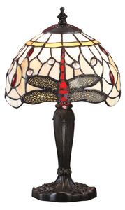 Dragonfly beige stolní lampa Tiffany 64087