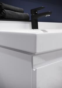 Cersanit - SET skříňka + umyvadlo, šedý lesk, Moduo Slim 50, S801-228-DSM