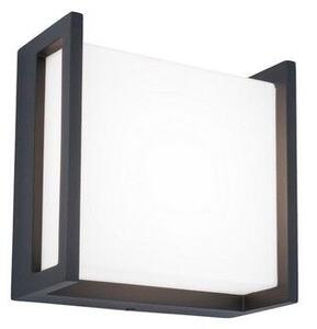 LUTEC 5195404118 QUBO exteriérové nástěnné svítidlo LED 9,5W/850lm 4000K IP54 tmavěšedá