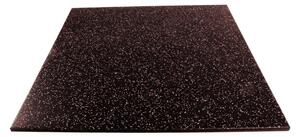 Mosolut Fitness Dvouvrstvá deska 100 x 100 cm, černá s 10% červeným EPDM 10mm MSFT009