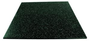 Mosolut Fitness Dvouvrstvá deska 100 x 100 cm, černá s 10% zeleným EPDM 10mm MSFT005