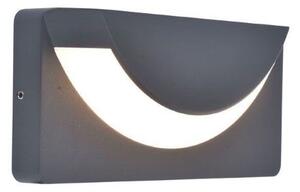 LUTEC 6402801118 LUPS venkovní nástěnné svítidlo LED 14W 1950/450lm 3000K IP54 tmavě šedá