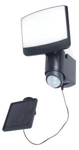 LUTEC 6925601345 SUNSHINE solární nástěnné LED svítidlo se senzorem 7,5W 5000K IP44 tmavá šedá