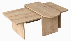 Set 2 ks konferenčních stolků Parri ( dub safírový)