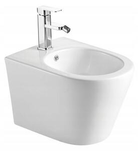 Mexen RICO Rimless, závěsná WC mísa se sedátkem + bidet, bílá, 30724000+35724800