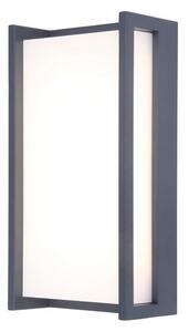 LUTEC 5193001118 QUBO nástěnné LED svítidlo 17,3W 3000K IP54 tmavá šedá