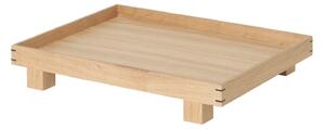 FERM LIVING Dřevěný podnos Bon Small, Oak