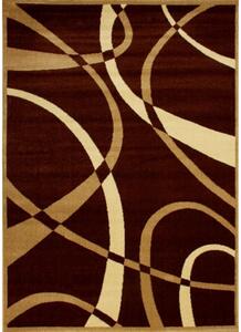 Kusový koberec Herma tmavě hnědý 120x170cm