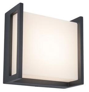 LUTEC 5195401118 QUBO nástěnné LED svítidlo 9,5W 3000K IP54 tmavá šedá