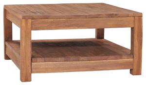 Konferenční stolek 68 x 67 x 35 cm masivní teakové dřevo