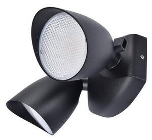 LUTEC 7622221012 SHRIMP venkovní nástěnné svítidlo LED 23,5W 1700lm 4000K IP54 matná černá
