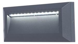 LUTEC 5191602118 HELENA nástěnné LED svítidlo 11W 4000K IP54 tmavá šedá