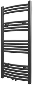 Černý žebříkový radiátor obloukový ústřední topení 500 x 1 160 mm 141915