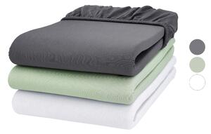 Livarno® Žerzejové napínací prostěradlo, 90–100 x 200 cm (100407140)