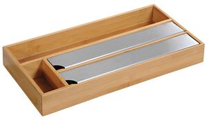 Kuchyňský zásobník na fólie 42 x 19 x 5,4 cm, bambus KESPER 58041
