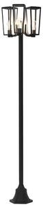 LUTEC 7196603012 PINE venkovní zahradní sloupek E27 3x40W IP44 matná černá