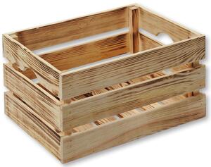 Úložný stohovatelný box 40 x 30 x 23 cm, borovicové dřevo KESPER 69604